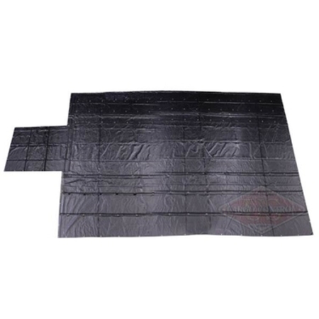 US CARGO CONTROL Tarp, Black, PVC Coated Polyester MLT20286-BLK